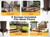 Copper Outdoor 2-Step Iron Handrail 53230346