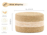 Handmade Woven Foot Stool Natural Seagrass Ottoman for Home Decor & Seating 74540034