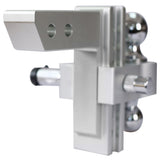 Alu Adjustable Trailer Drop Hitch,2inch receiver,6 inch adjustable W46537190