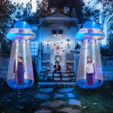 8.8 FT Halloween Inflatable UFO Yard Decoration, Fun Tall Blow up Yard Decor with Built-in LED 25177587
