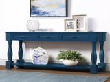 63inch Long Wood Console Table with 3 Drawers and 1 Bottom Shelf for Entryway Hallway Easy Assembly W1202114032