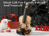 Professional 4/4 Full-Size Violin - Premium Sound, Durable & Lightweight Design with Complete 03412021