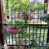 2 Pack Metal Garden Trellis 86.7" x 19.7" Rustproof Trellis for Climbing Plants Outdoor Flower W158681071