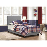 Grey Twin Panel Bed B062P155554