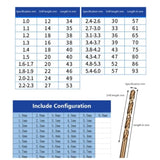 ZUN 51 Piece Set of Cobalt Containing Fried Dough Twists Drill Hand Electric Drill Drilling Bit Set 80475422