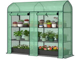 Garden Bed with Mini Greenhouse 73990921