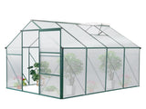 6x8 Hybrid Polycarbonate Greenhouse Green 75985416