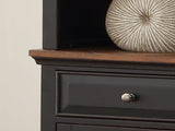 Left Pier Cabinet, No Assembly Required, Heirloom Black Finish B108P163860