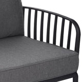Outdoor Patio Club Chair, Modern Patio Furniture, Waterproof Thick Cushion Deep Seating for Porch, N780P199454B