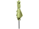 6 x 9ft Patio Umbrella Outdoor Waterproof Umbrella with Crank and Push Button Tilt without flap for 77971072