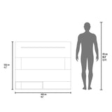 Being Floating Entertainment Center, One Superior Shelf, Two Shelves, Space For The TVs up 55" B200P286980