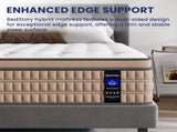 14 Inch King Mattress - Hotel-Collection Hybrid Mattress with Gel Memory Foam & Pocket Springs, B2716P415512