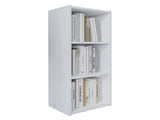 Classic 3-Cube Open Shelf Wood Bookcase, White 71920109