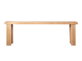 Rustic Natural Wood Console Table 77"Entryway Table with Modern Farmhouse Design Long Narrow W2729P270740