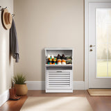 2-door louvered shoe cabinet 40186736