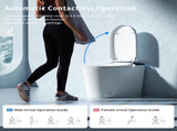 E40 Smart Toilet with Bidet Built In, Luxury Bidet with Heated Seat ADA Comfort Height Toilet with W3402P442697