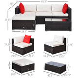 Pieces Patio Furniture Set 06007768