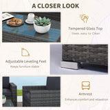 Pieces Patio Furniture Set 87884600