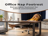 Office Chair Adjustable Height Executive Desk Chair with Foot Rest Comfortable Computer Chair High W3851P452861