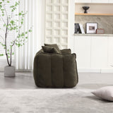 Soft beanbag chair with high resilience foam core for two people. The comfortable square recliner W1996P182162