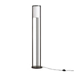 ZUN Metal Floor Lamp with Glass Cylinder Shade B03599405