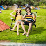 ZUN Folding Camping Chairs / beach chair （Prohibited by WalMart） 43001863