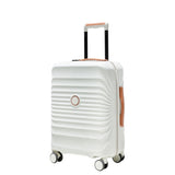 28" Luggage Lightweight Suitcase TSA Lock USB port Luggage Wheel lock Artificial leather Top handle W284P178346