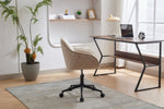 ZUN Velvet Office Desk Chair, Modern Home Desk Chair with Wheels , Vanity Chairs for Living Room, W2725P190515