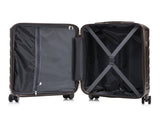 14"/20" 2 pcs/set in ABS Spinner Wheel Luggage, with Combination Lock,14" Cosmetic Case W2787P438042