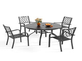 Chair 2 - Heavy-Duty Metal Chair 350LB Capacity, Ergonomic Breathable Patio Chair - 30 Min Assembly, 88304670