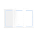 48"X30" LED Mirror Medicine Cabinet with Lights,Dimmer,Defogger,Clock,Temp Display and USB W92860261