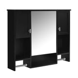 ZUN 35'' x 28'' Modern Wall Mounted Bathroom Storage Cabinet, Bathroom Wall Cabinet with Mirror, N710P236929B