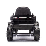 ZUN Ride on Tractor with Trailer,24V Battery Powered Electric Tractor Toy, 200w*2motor W1578P193900