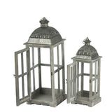 Wooden Candle Lantern Decorative, Hurricane Lantern Holder Decor for Indoor Outdoor, Home Garden W2078131629