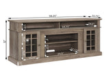 Classic TV Media Stand Modern Entertainment Console for TV Up to 65" with Open and Closed Storage W2275P460429
