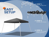 6x6ft Pop Up Canopy Tent, Outdoor Tent Canopy Foldable Portable Canopies for Camping, Patio, Easy Up 08481516