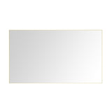 ZUN 84"W x 48"H Extra Large Rectangular Black Frame Wall Mount Bathroom Vanity Mirror, HD Wall Mirror W127294463