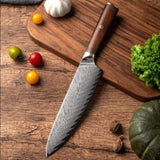 13.5-Inch Damascus Stainless Steel Kitchen Knife 67 Layer Vegetable Meat Fish Slicing Chopping 54785011