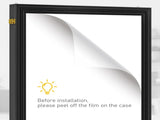 24" x 32" Jersey Frame Display Case, UV-Resistant Jersey Shadow Box with 2 Keys, Hanger, Black 22005560