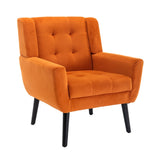 Modern Soft Velvet Material Ergonomics Accent Chair Living Room Chair Bedroom Chair Home Chair With W676P313963
