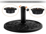 Heavy Duty Market Umbrella Base for Garden Patio Backyard, Black 68385378