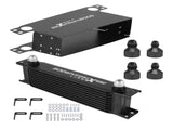 Universal Transmission Oil Cooler 10 Row 10AN Aluminum Engine Cooling Kit Black 60496021