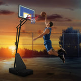 Portable Basketball Hoop for Youth Adults & Professional Match,Adjustable Height 8.04 ft to 10.01 W3297P297490