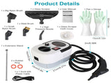 Multi-Surface Steam Cleaning Machine 6 Steam Output Settings Complete Accessory Kit Nylon Steel 72469612