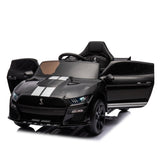 ZUN 12V Ford Mustang Shelby GT500 ride on car with Remote Control 3 Speeds, Electric Vehicle Toy for W1396P149661