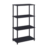 Black Bookshelf with 4 Shelf B062P191048