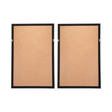S/2 Leaf Shadow Box Wall Dcor, 23.5x1x35.5" W2078P205298