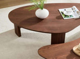 2-Piece Modern Irregular Shape Coffee Table Set for Living Room,Easy Assembly Nesting Coffee Tables, W2582P402268
