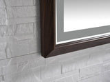 72 x6 Inch LED Bathroom Mirror with Aluminum Frame, Wall Mounted Vanity Mirror, Anti-Fog, Memory, W2287P358704