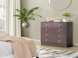 Modern Simple 5-Drawer Dresser Brown 58476495
